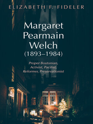 cover image of Margaret Pearmain Welch (1893–1984)